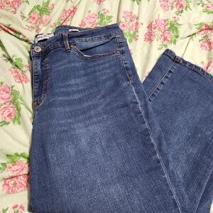 Blue Denim Chrystie Capri Jeans